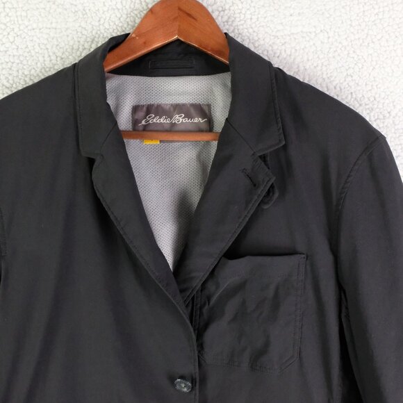 Eddie Bauer Travex Blazer Jacket Mens 40 Stretch Nylon Spandex Lightweight Coat - Picture 2 of 13